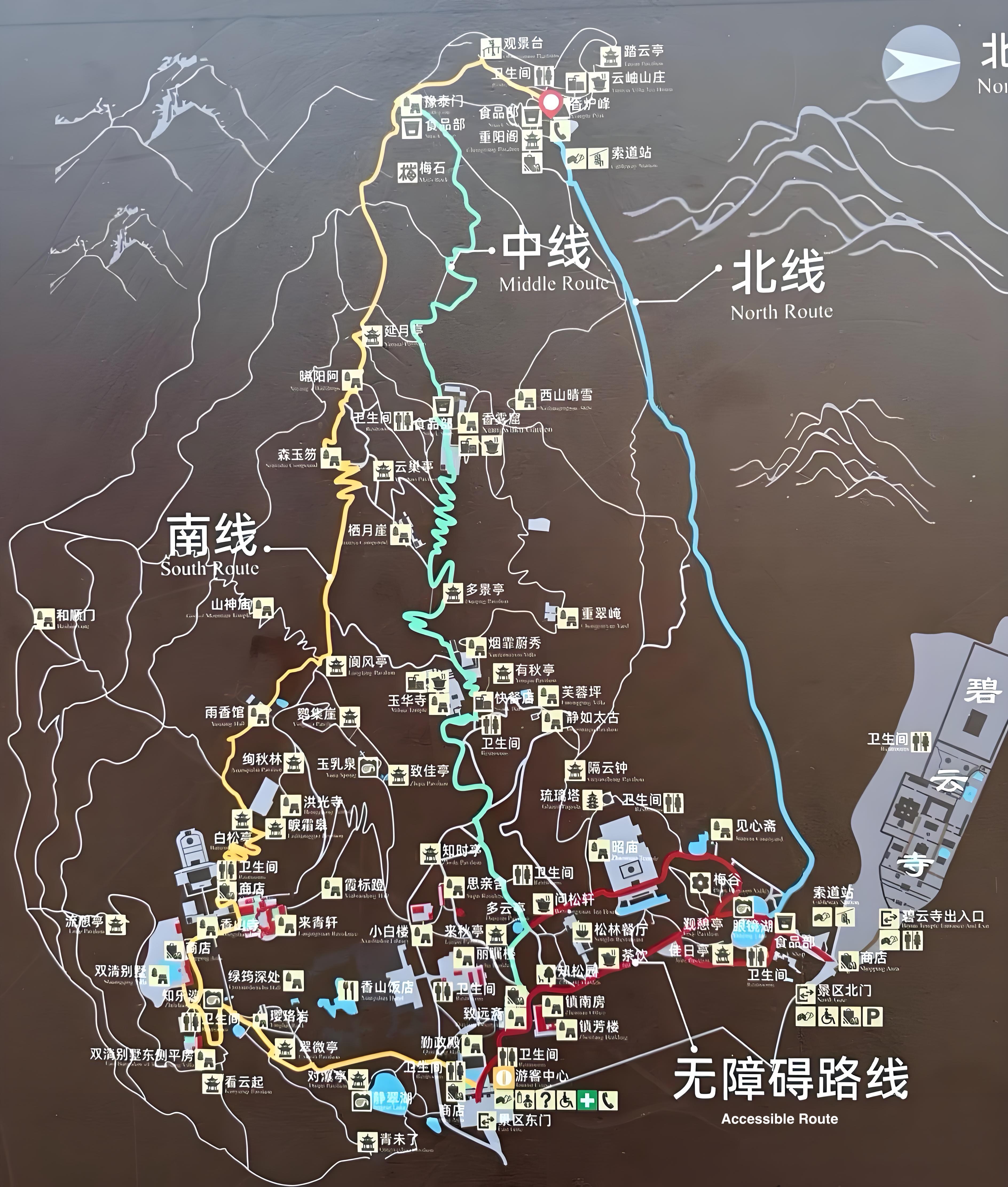 Fragrant Hills Park Map